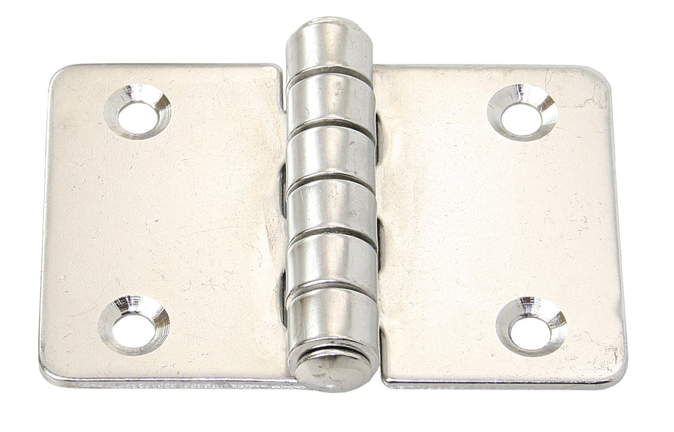 Scharnier AISI304 gestanzt symmetrisch 90x60mm - Edelstahl 1.4301