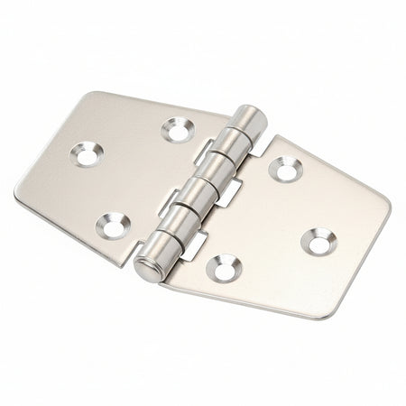 Scharnier AISI304 gestanzt symmetrisch 70-95mm Edelstahl 2,0mm 95 x 60 mm