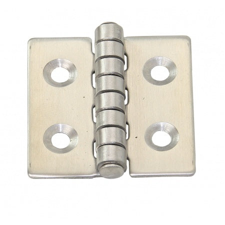 Scharnier AISI304 gestanzt symmetrisch - Edelstahl 1.4301 mit Schrauben 40 x 40 mm