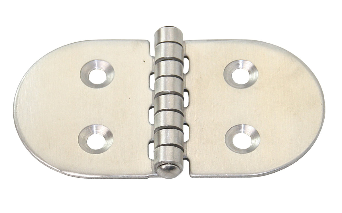 Scharnier AISI304 gestanzt symmetrisch - Edelstahl 1.4301 mit Schrauben 76 x 40 mm