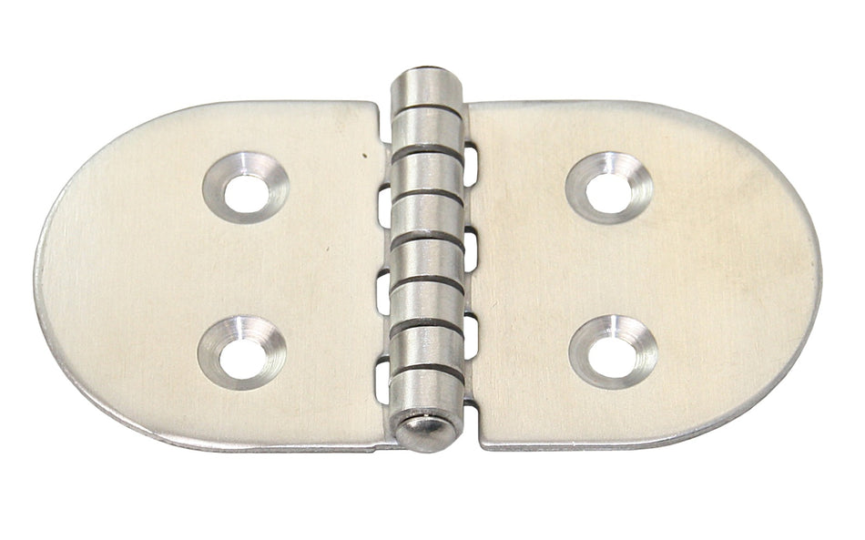 Scharnier AISI304 gestanzt symmetrisch - Edelstahl 1.4301 mit Schrauben 76 x 40 mm