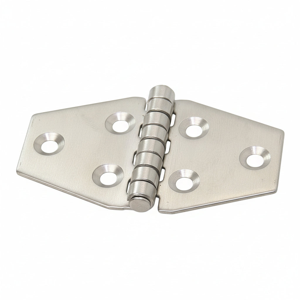 Scharnier AISI 316 gestanzt 70x40mm Edelstahl flachliegend