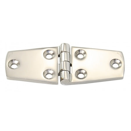 Scharnier A4 symmetrisch Feinguss - Edelstahl 1.4401 mit Schrauben 102 x 38 mm