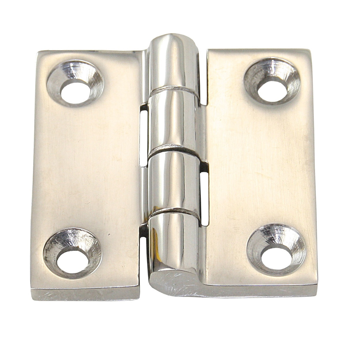 Scharnier A4 symmetrisch - Edelstahl 1.4401 Feinguss mit Schrauben