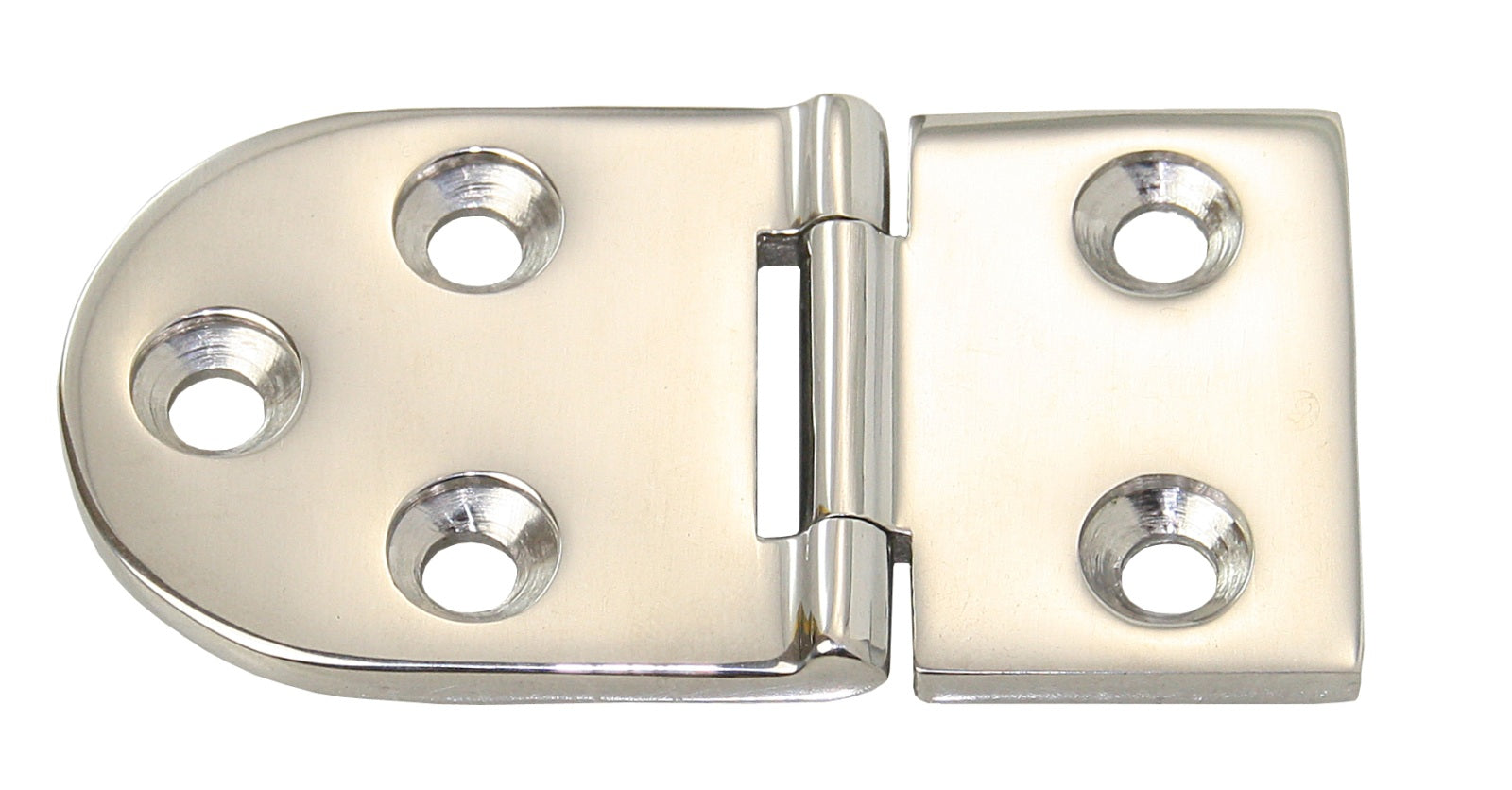 Scharnier A4 76x40mm - Edelstahl 1.4401 Feinguss mit 5 Schrauben