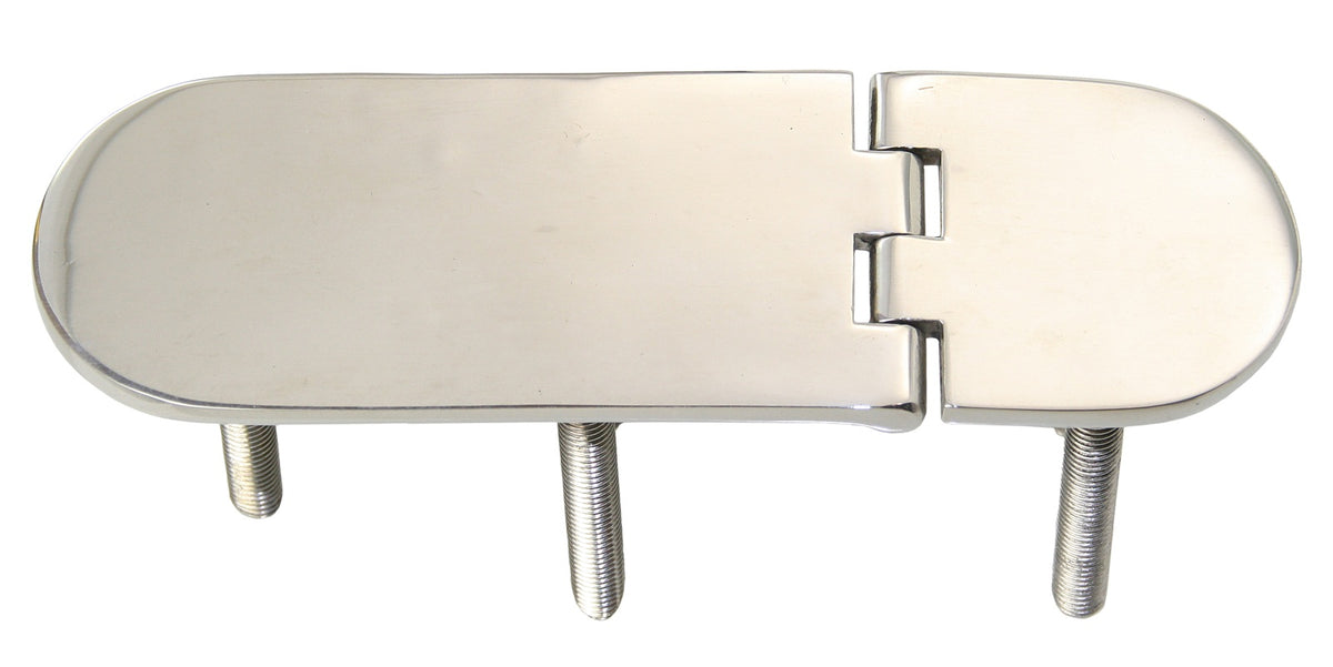 Scharnier mit Gewindebolzen A4 126x40mm - Edelstahl 1.4401 M6x86mm