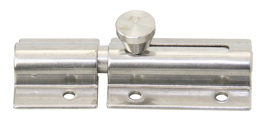 Schubriegel Edelstahl AISI 304 50+30mm mit Gegenplatte