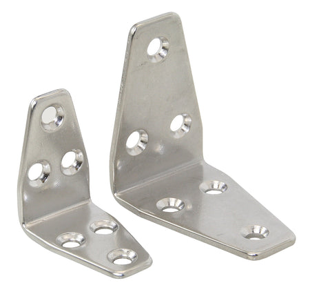 Winkelverbinder trapezförmig Edelstahl A2 matt - Boot