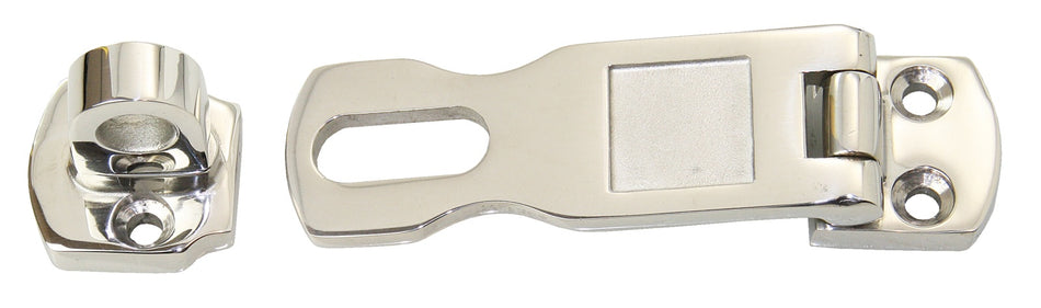 Überfallscharnier mit Augplatte drehbar Edelstahl A4 - Boot