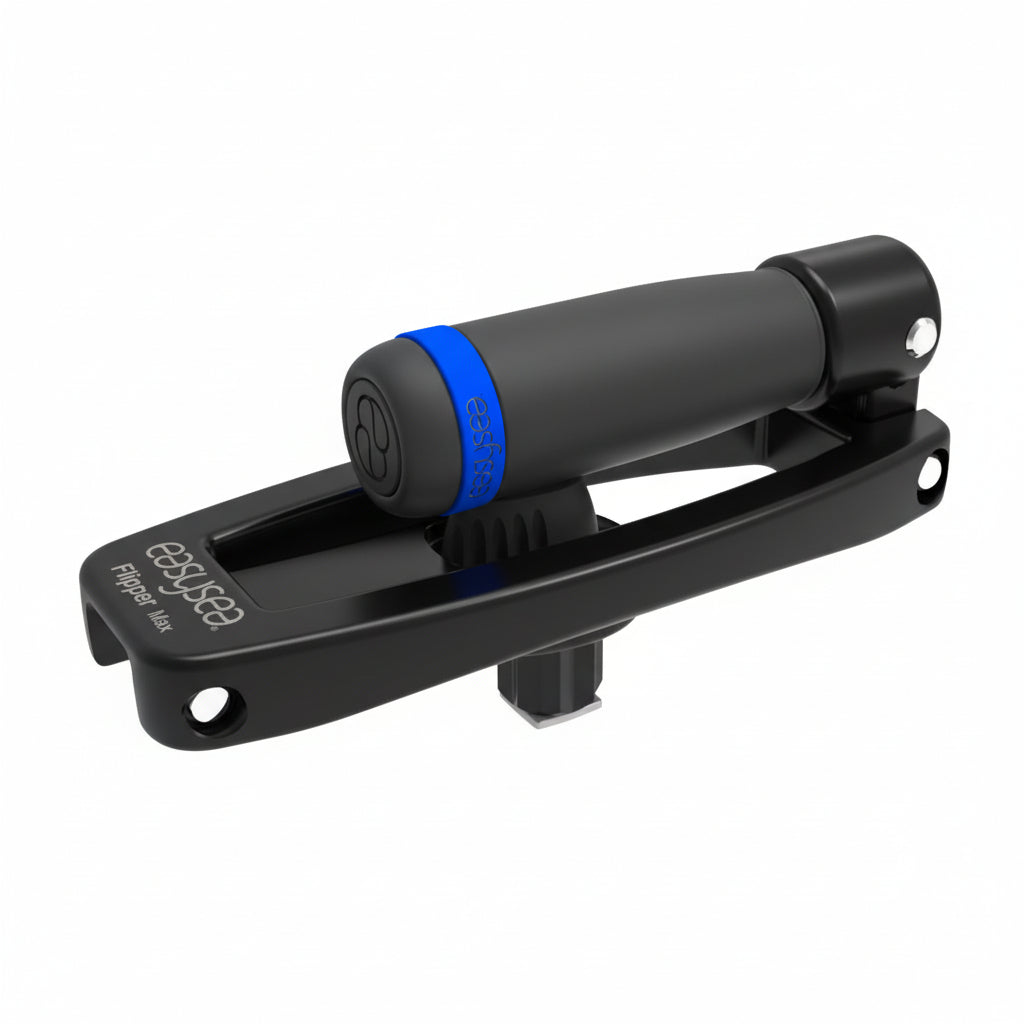 easysea FLIPPER Winschkurbel - Ergonomischer ABS-Griff und Edelstahl-Gelenke A4L AISI316L
