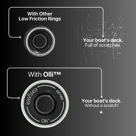 Seil-Rundkauschen OLLI - EASYSEA Aluminium mit EPDM Kantenschutz