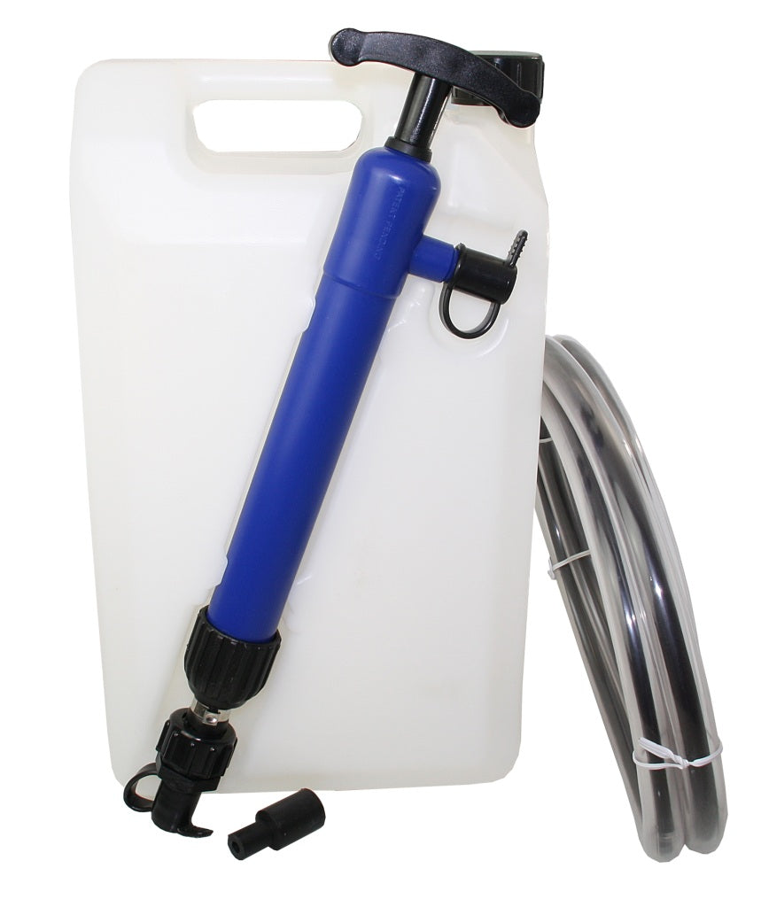 Transportables Ölwechsel-Set - Manuelle Ölpumpe mit und ohne Kanister mit Kanister