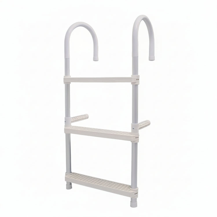 Badeleiter Aluminium Polypropylen 30 cm 3-stufig klappbar – EZ50033