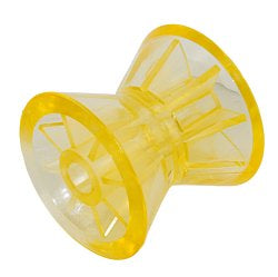 Bugrolle Polymer transparent 75x70mm ohne Buchse - iD 13,5mm