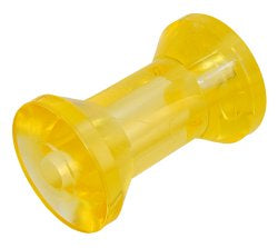 Kielrolle Polymer transparent 74x125mm ohne Buchse - iD 17,7mm