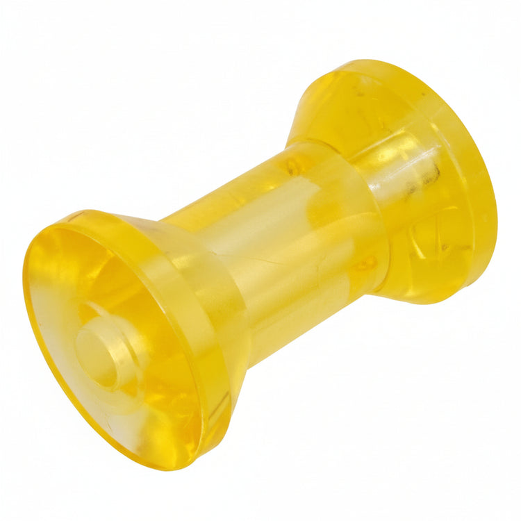 Kielrolle Polymer transparent 74x125mm ohne Buchse - iD 17,7mm