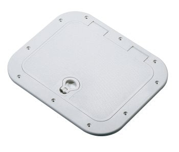Inspektionsluke mit Verriegelung ASA weiß 377x277mm