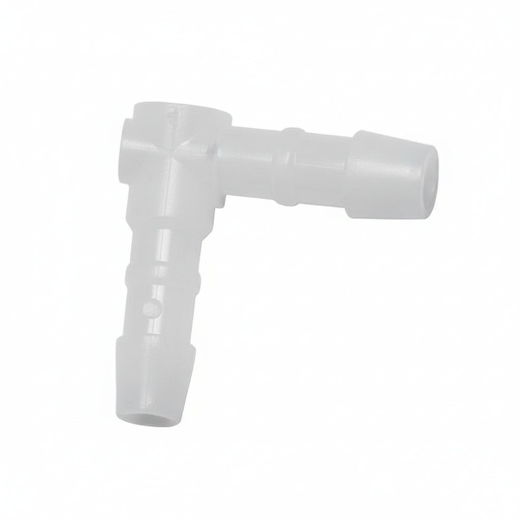 Schlauchverbinder 90° Winkel POM Weiß 10-25mm - 5er Pack