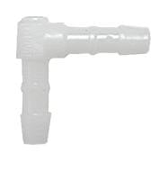 Schlauchverbinder 90° Winkel POM Weiß - 5er Pack