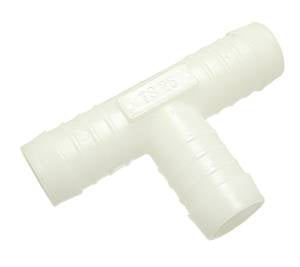 Schlauchverbinder T-Stück POM Weiß - 5er Pack