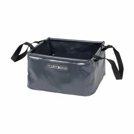 Ortlieb Faltwanne stabile Faltschüssel mit Tragegriffen aus Nylongurtband, PVC-beschichtetes Polyestergewebe, standfest und flach zusammenlegbar
