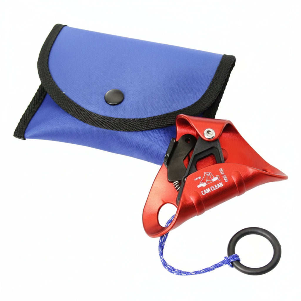 KONG CAM CLEAN Absturzsicherung rot mit blauer Aufbewahrungstasche - Art. FT01050