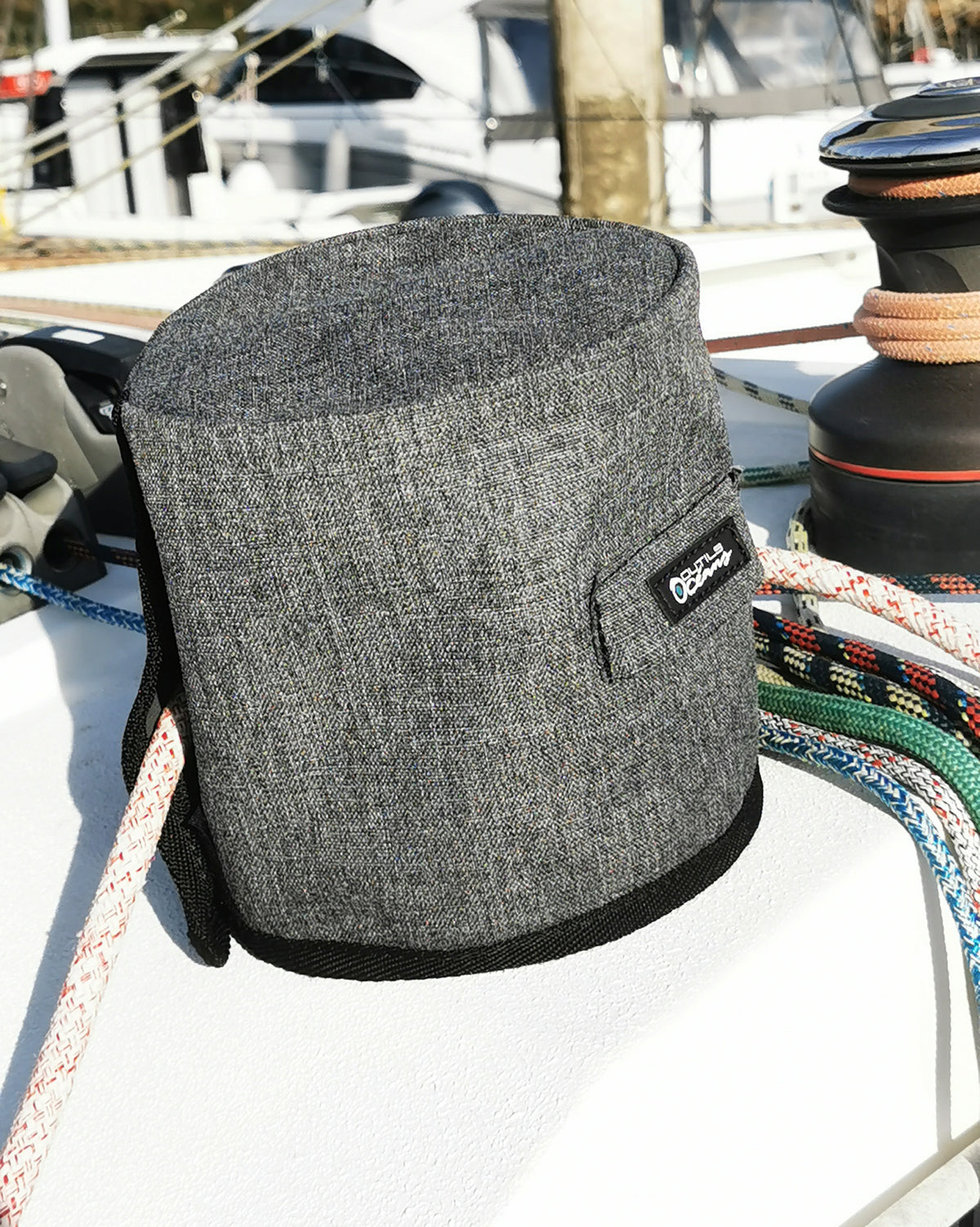 OUTILS OCEANS Winschenabdeckungen - Grau, mit Belüftung