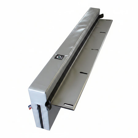 Outils Oceans Steg-Kissenfender FT4011G gerade grau – 1100x400x100mm, Seitenansicht