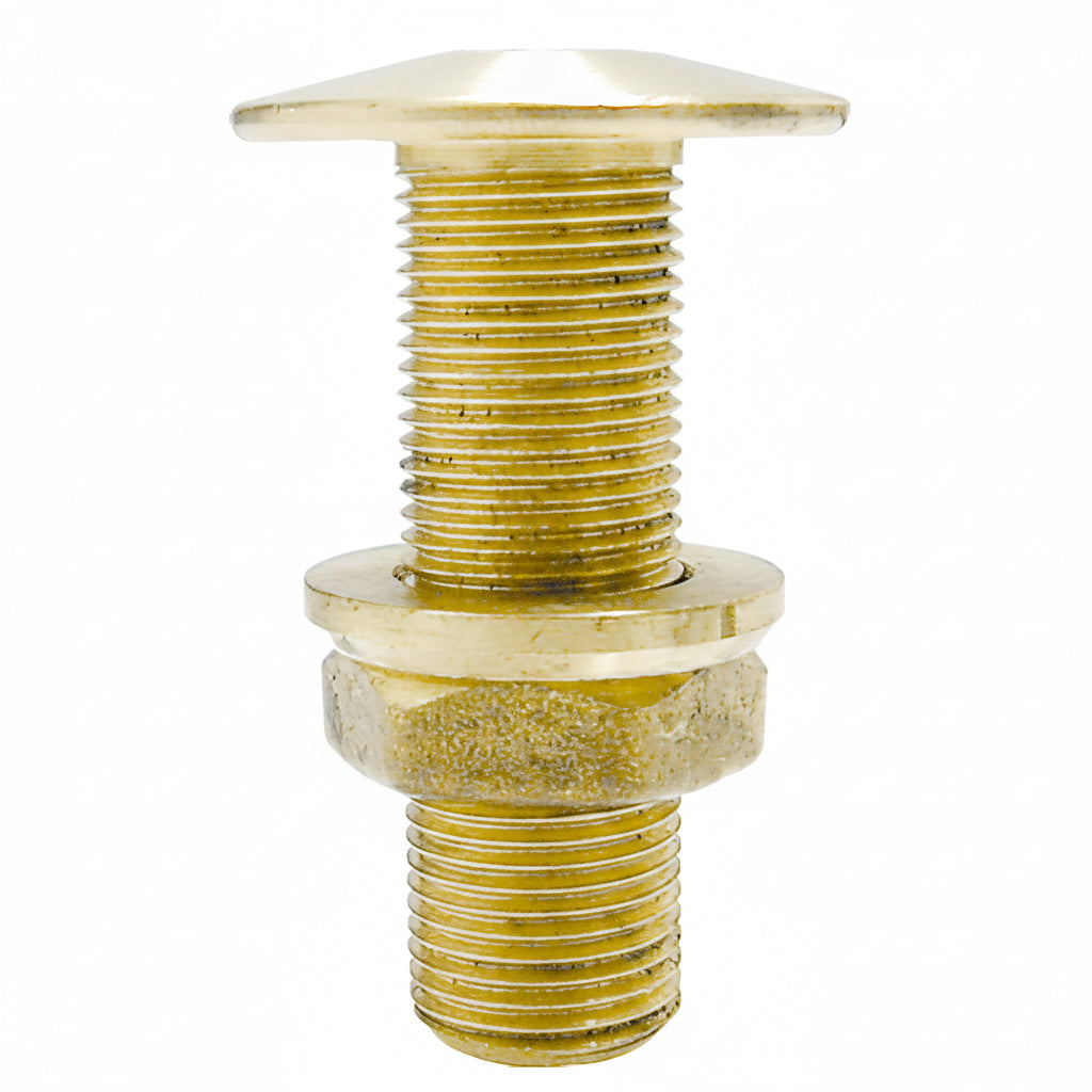 Borddurchbruch Messing 58 Glatter Anschluss 3/8" bis 2"