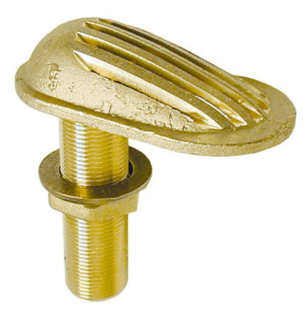 Einlass-Borddurchbruch Messing 58 mit Siebabdeckung - Verschiedene Größen