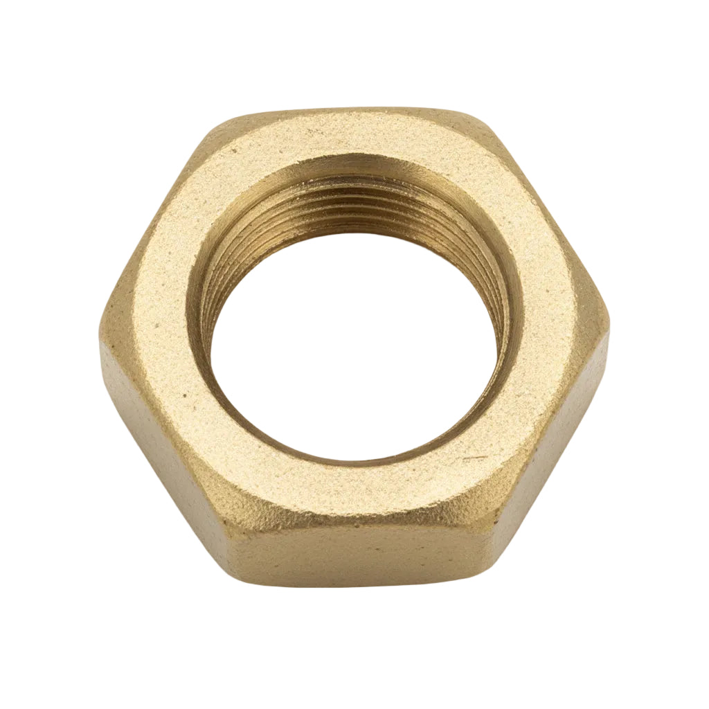 Kontermutter Messing 58 BSP-Gewinde 3/8"-3/4" - 8mm Höhe