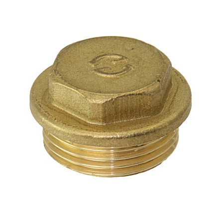 Endstopfen Messing - Außengewinde - Verschiedene Größen - Blindstopfen