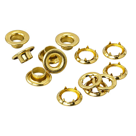 Englische STIMPSON® Zackenösen aus Messing in Standard-Qualität