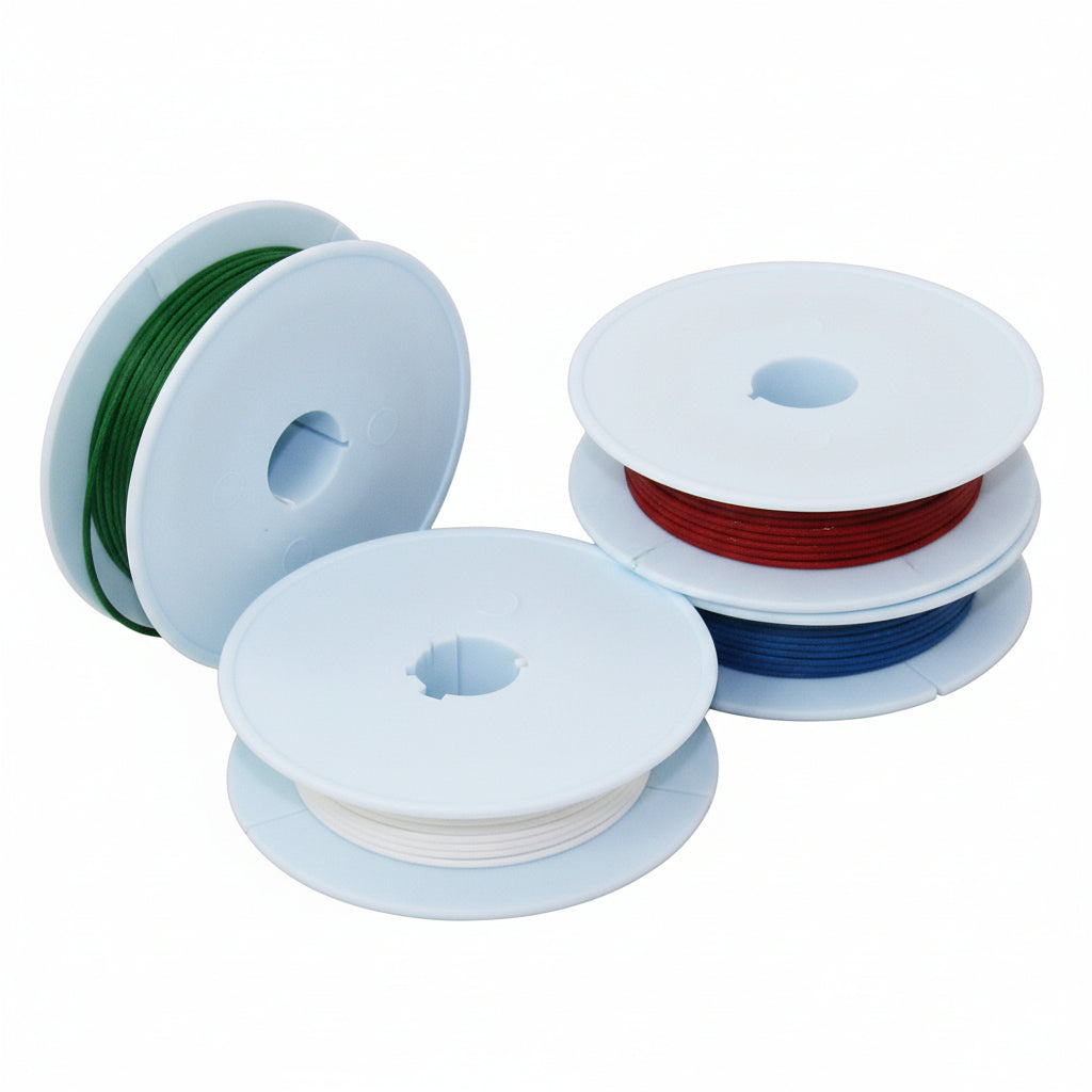 Gewachstes Segelgarn - geflochten & gedreht - verschiedene Farben