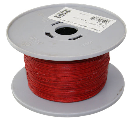 GLEISTEIN Takelgarn gewachst - Professionelles geflochtenes Garn auf Langspulen 1.0 mm rot