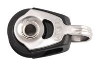 ALLEN Einfachblock kugell. 30mm, Seil 8mm, Wirbelschäkel