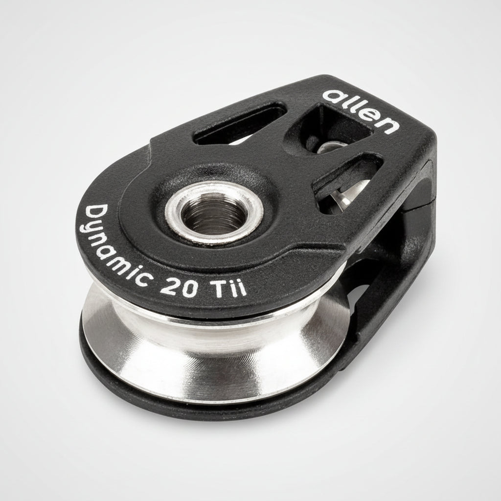 ALLEN Einfachblock 20mm kugelgelagert – 12 Varianten für Seil 6mm HA2020TIIHL