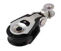 ALLEN Einfachblock kugell. 20mm, Seil 6mm, Gabel