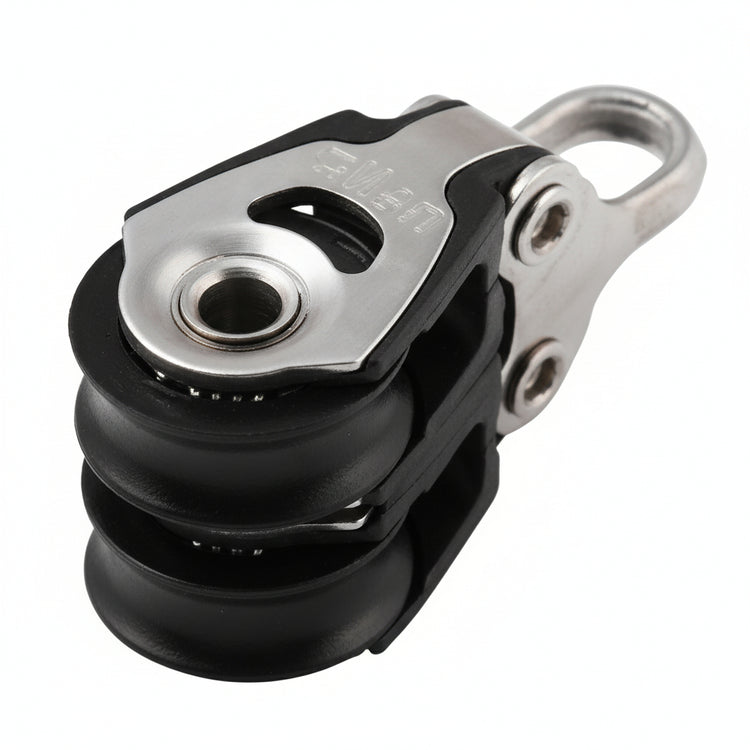 ALLEN Doppelblock kugelgelagert 20mm mit Auge - für Tau 2,5-6mm