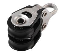 ALLEN Doppelblock Tii-On kugell. 30mm, Seil 8mm, ohne Schlaufe