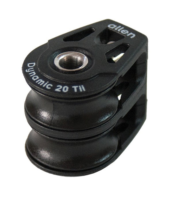 ALLEN Doppelblock Tii-On kugell. 20mm, Seil 6mm, ohne Schlaufe