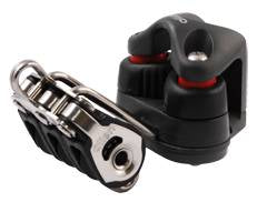 ALLEN Dreifachblock gleitl. 20mm, Seil 6mm, Auge, U-Bügel, Klemme