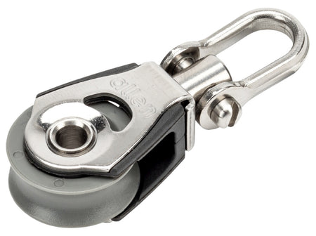 ALLEN Einfachblock gleitl. 30mm, Seil 8mm, Wirbelschäkel