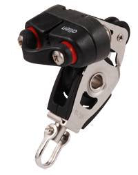 ALLEN Violinblock kugell. 28/18mm, Seil 8mm, Wirbelschäkel, Klemme