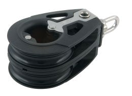 ALLEN Doppelblock kugell. 50mm, Seil 10mm, Umsteckschäkel