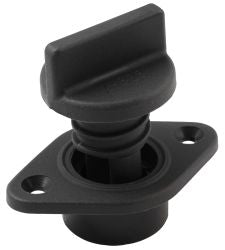 ALLEN Lenzstopfen mit Schraubverschluss Nylon - anthrazit/weiß