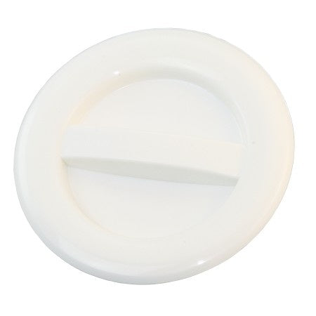 Inspektionsdeckel mit Bajonettverschluss - ABS weiß/anthrazit 100-144mm weiß