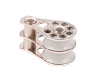 ALLEN Doppelblock gleitl. 16mm, Seil 5mm, POMrolle, Hohlachse