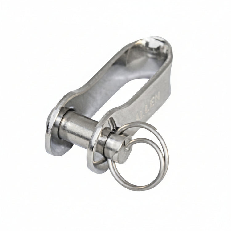Schäkel D-Form mit Steckbolzen 5mm – Edelstahl 1.4301