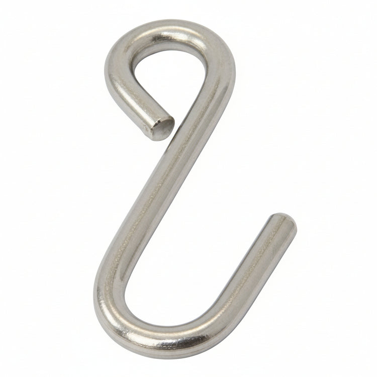 ALLEN S-Haken asymmetrisch Edelstahl A4 67mm - Offener Haken robust